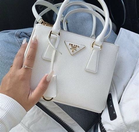 prada white purse with drawstring|small white prada purse.